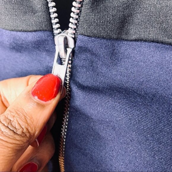 TORN BY RONNY KOBO BLOCK COLOUR BODYCON LONG SLEEVES ROUND NECK STRETCH LARGE - Picture 8 of 11